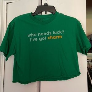 St. Patty’s Day Crop Top